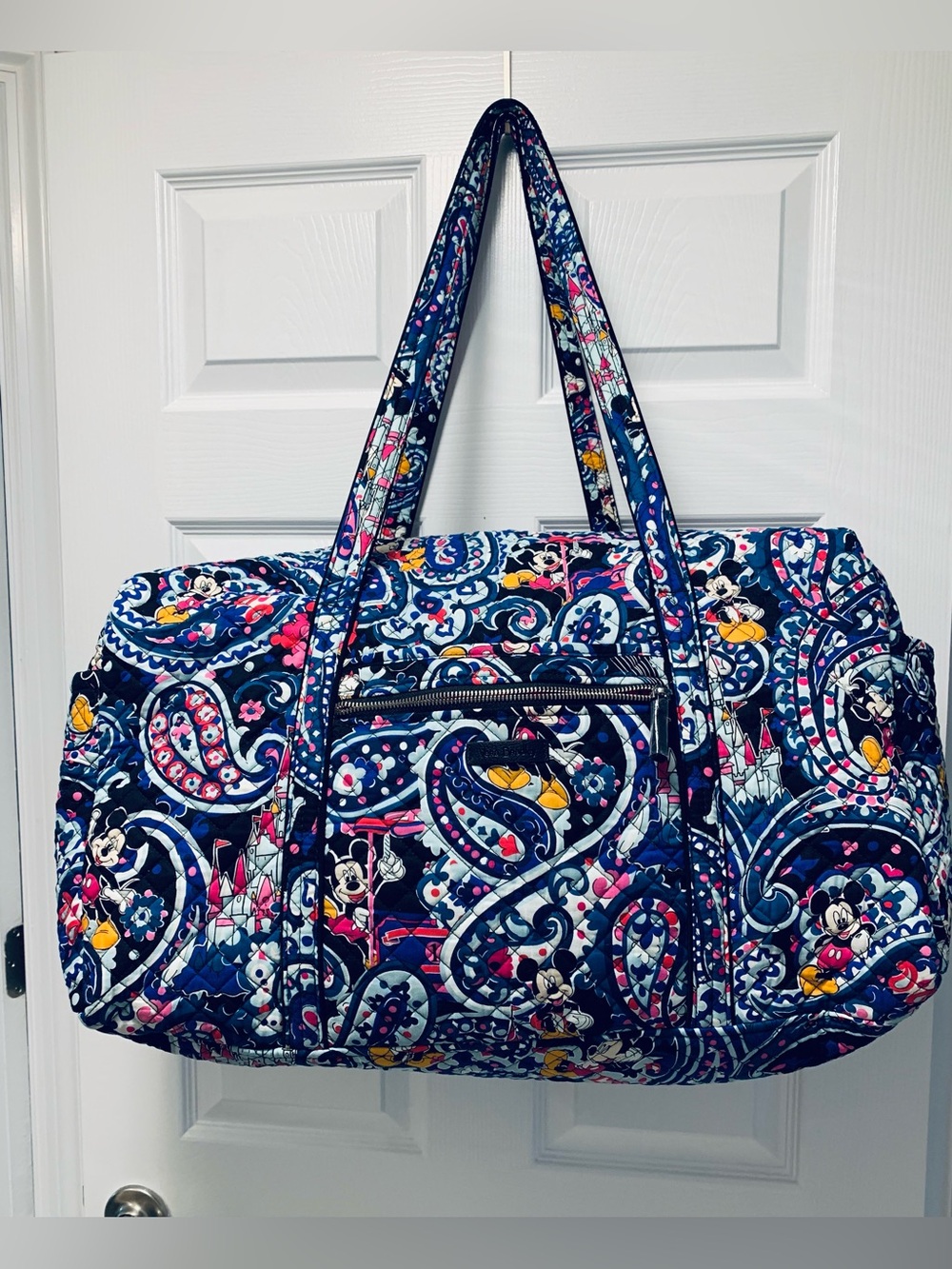 Vera Bradley Large Travel Duffle Bag, 
“Mickey’s Whimsical Paisley” pattern